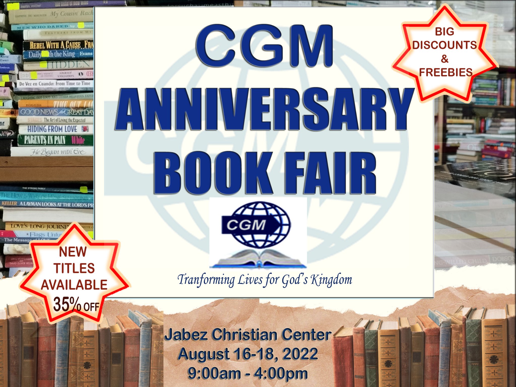 full|CGM Anniversary Book Sale